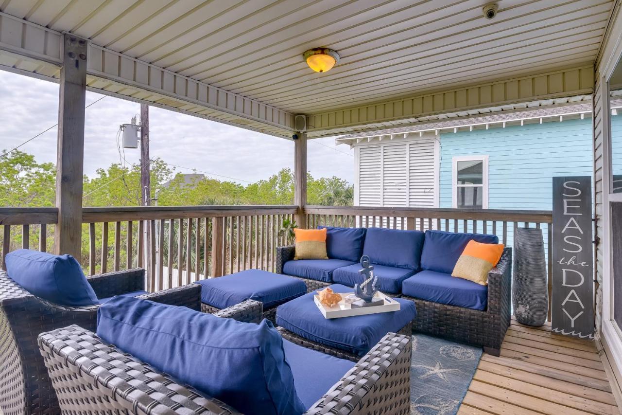 Galveston Escape With Entertainment Patio And Deck! Vila Exterior foto